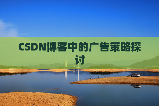 CSDN博客中的广告策略探讨